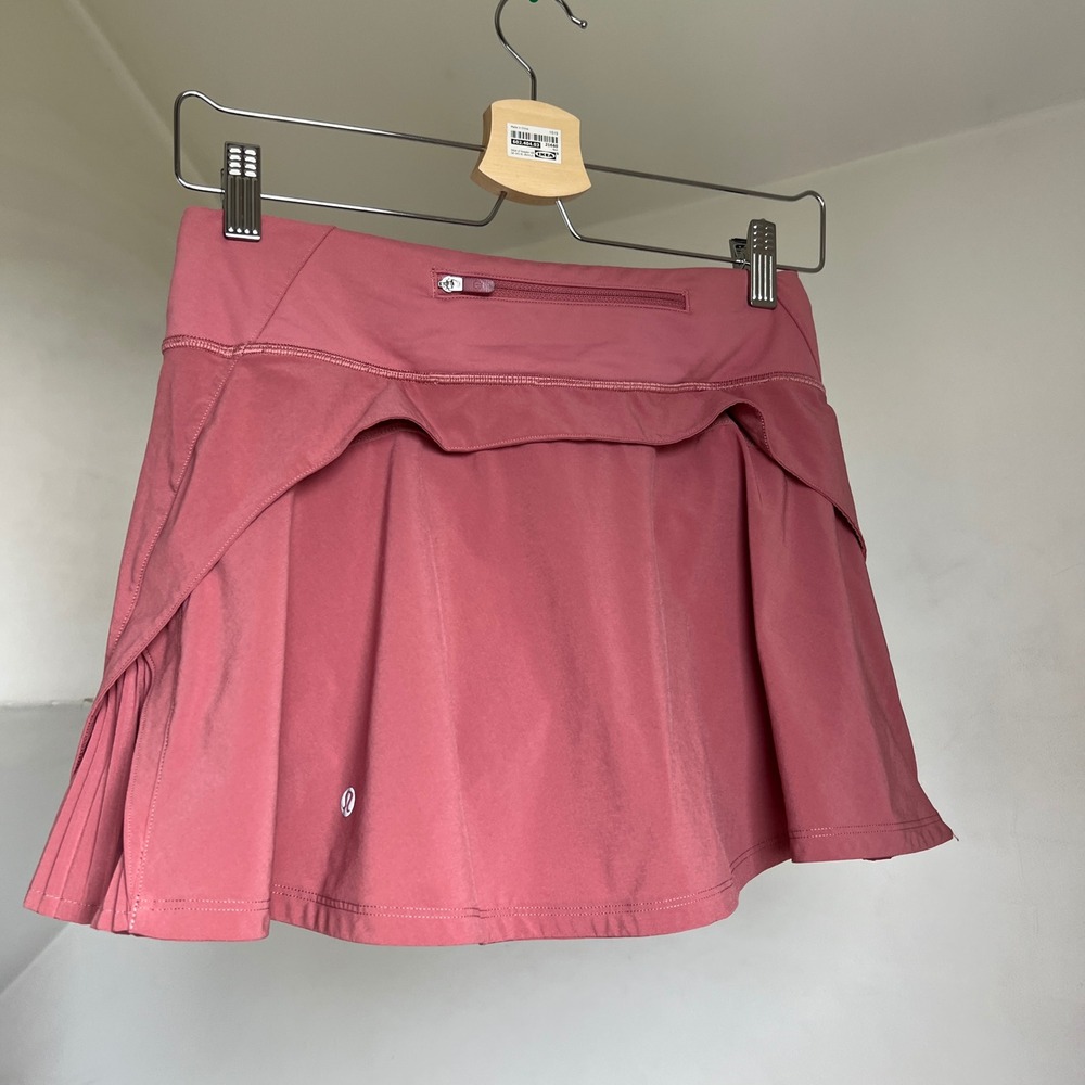 Lululemon Play Off The Pleats Skirt 13 Misty Merlot Pink Pleated Athletic Mini - Picture 6 of 10